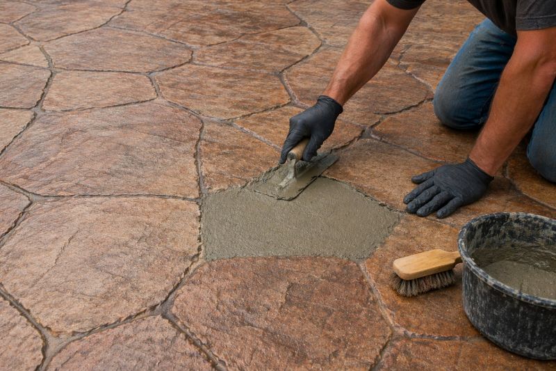 Decorative Concrete Repair in Plano, TX