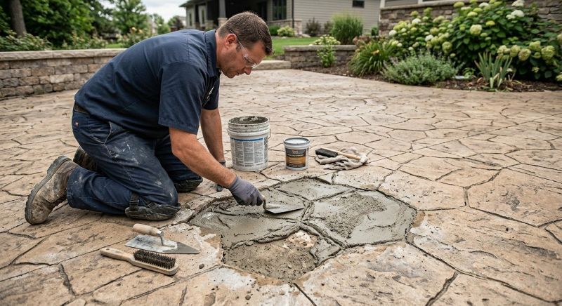 Decorative Concrete Repair in Fort Mill, SC
